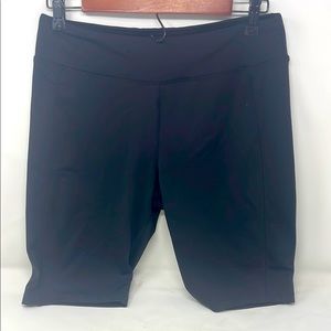 Brisas Black Athletic Bike Shorts Size Medium Excellent Condition